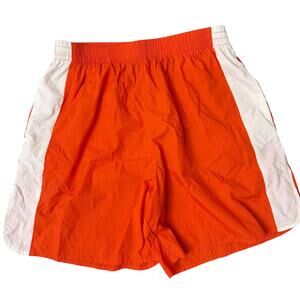 Rag & Bone Athletic Shorts XS Orange White Stripe Run Workout Train Lightweight